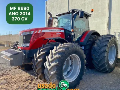 Trator Massey Ferguson 8690, Ano 2014 — foto do anúncio