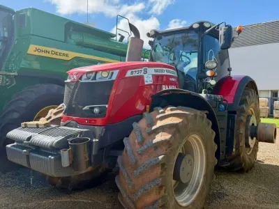 Trator Massey Ferguson, modelo 8737 S, Ano 2021 — foto do anúncio