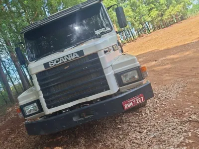 Carreta Scania, 113H, Ano 1992 / Reboke Graneleiro Noma, 03 eixos, Ano 1998 — foto do anúncio