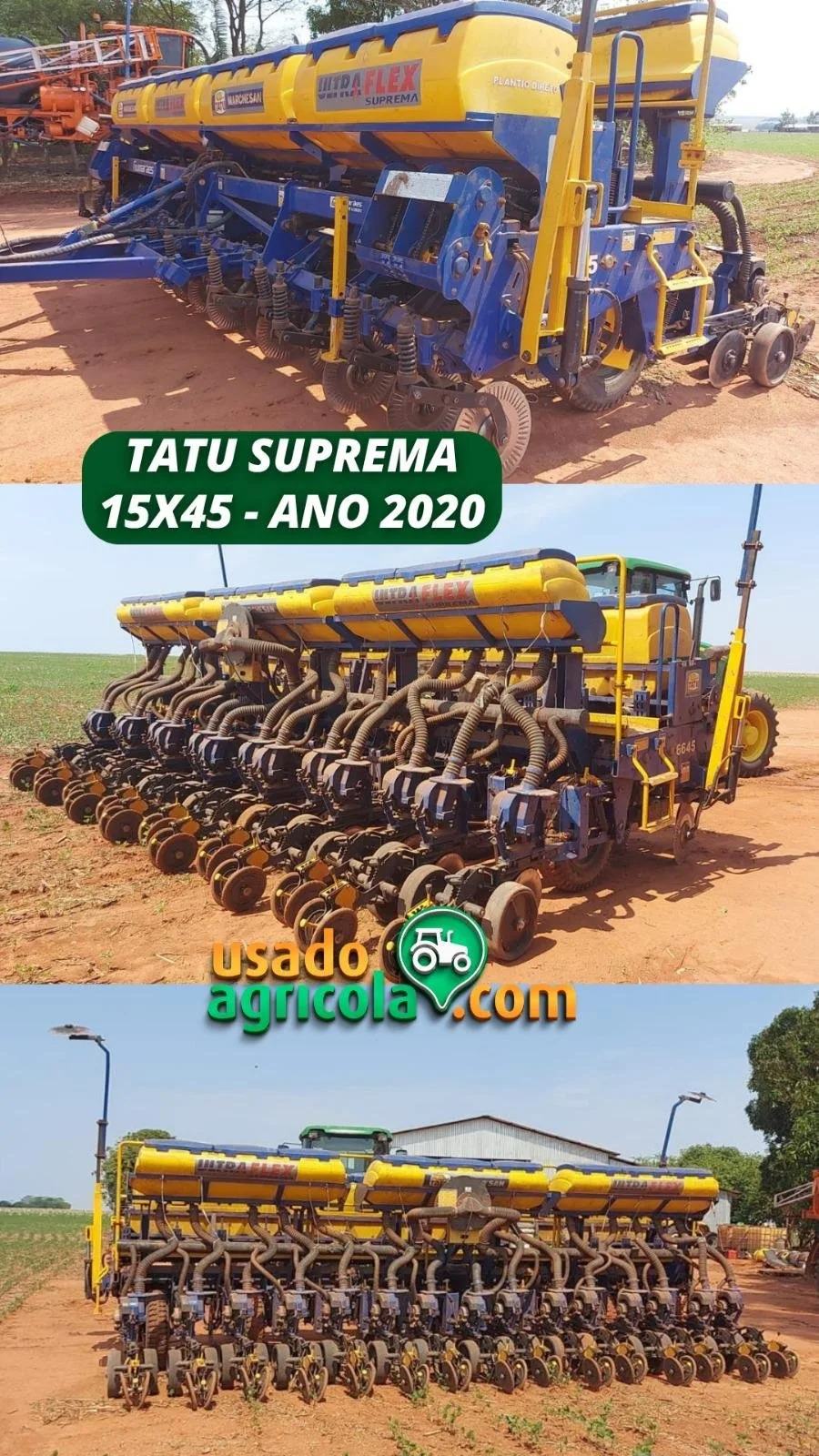 Plantadeira Tatu, Ultra Flex Suprema – 15X45, Ano 2020, foto principal do anúncio