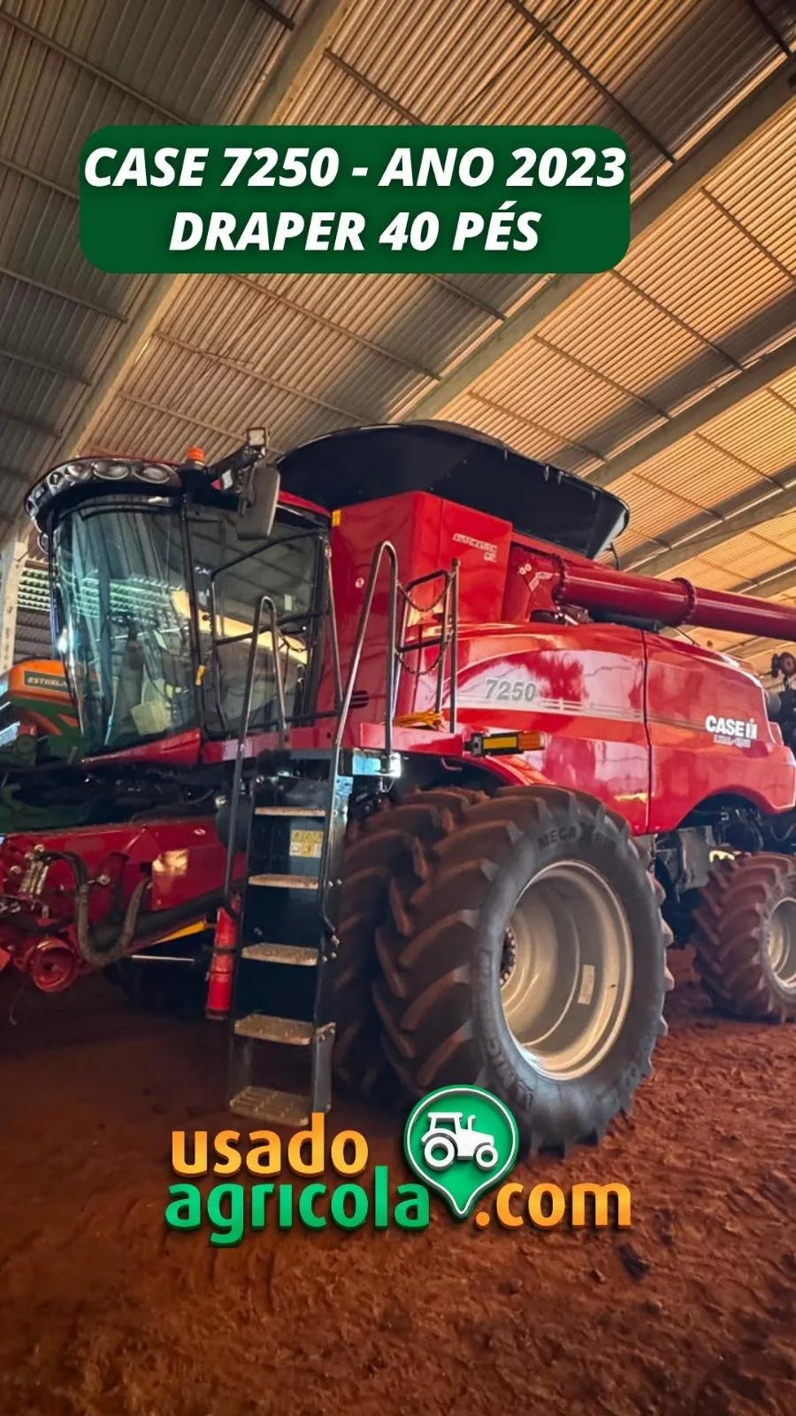 Colheitadeira Case, modelo 7250, Ano 2023, foto principal do anúncio