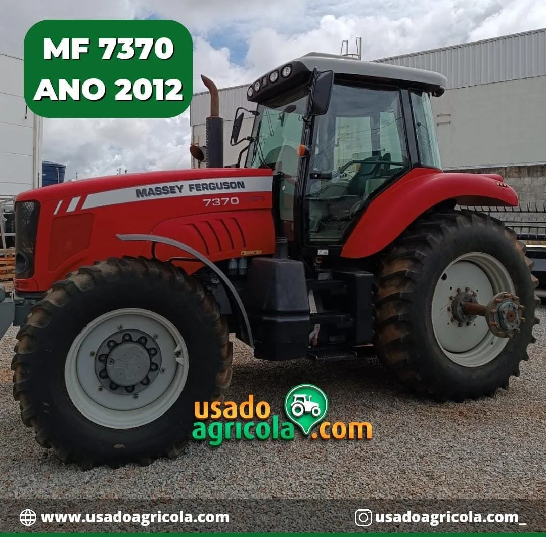 Trator Massey Ferguson, 7370, Ano 2012, foto principal do anúncio