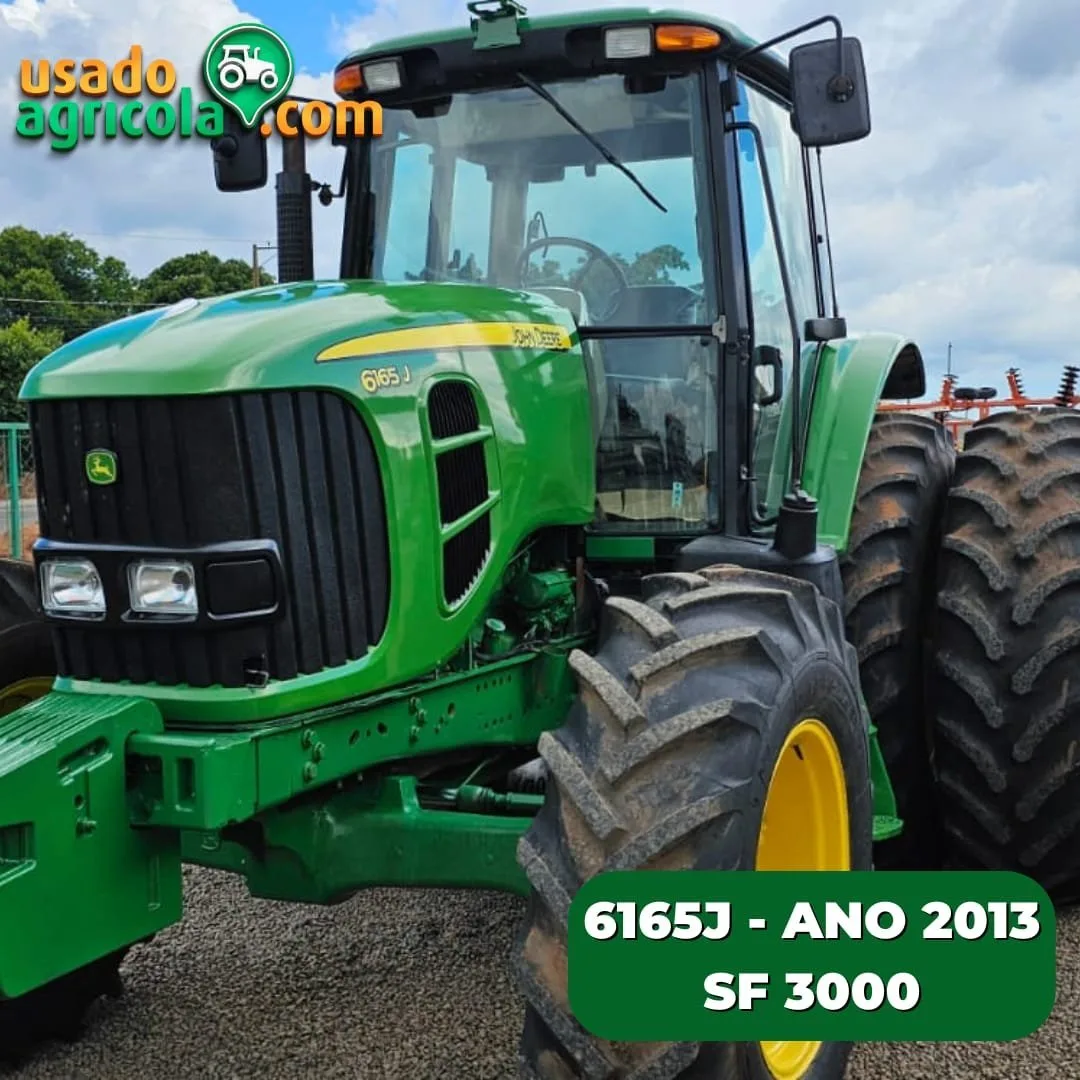 Trator John Deere, 6165J, Ano 2013, foto principal do anúncio