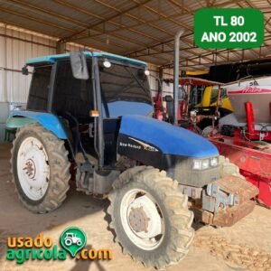Trator New Holland, TL 80, Ano 2002
