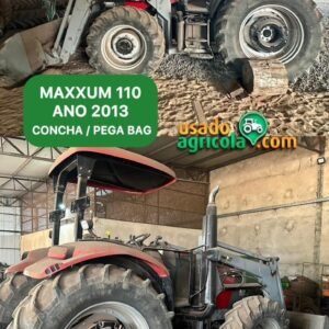 Trator‬‭ Case,‬‭ Maxxum 110,‬ Ano‬‭ 2013‬‭